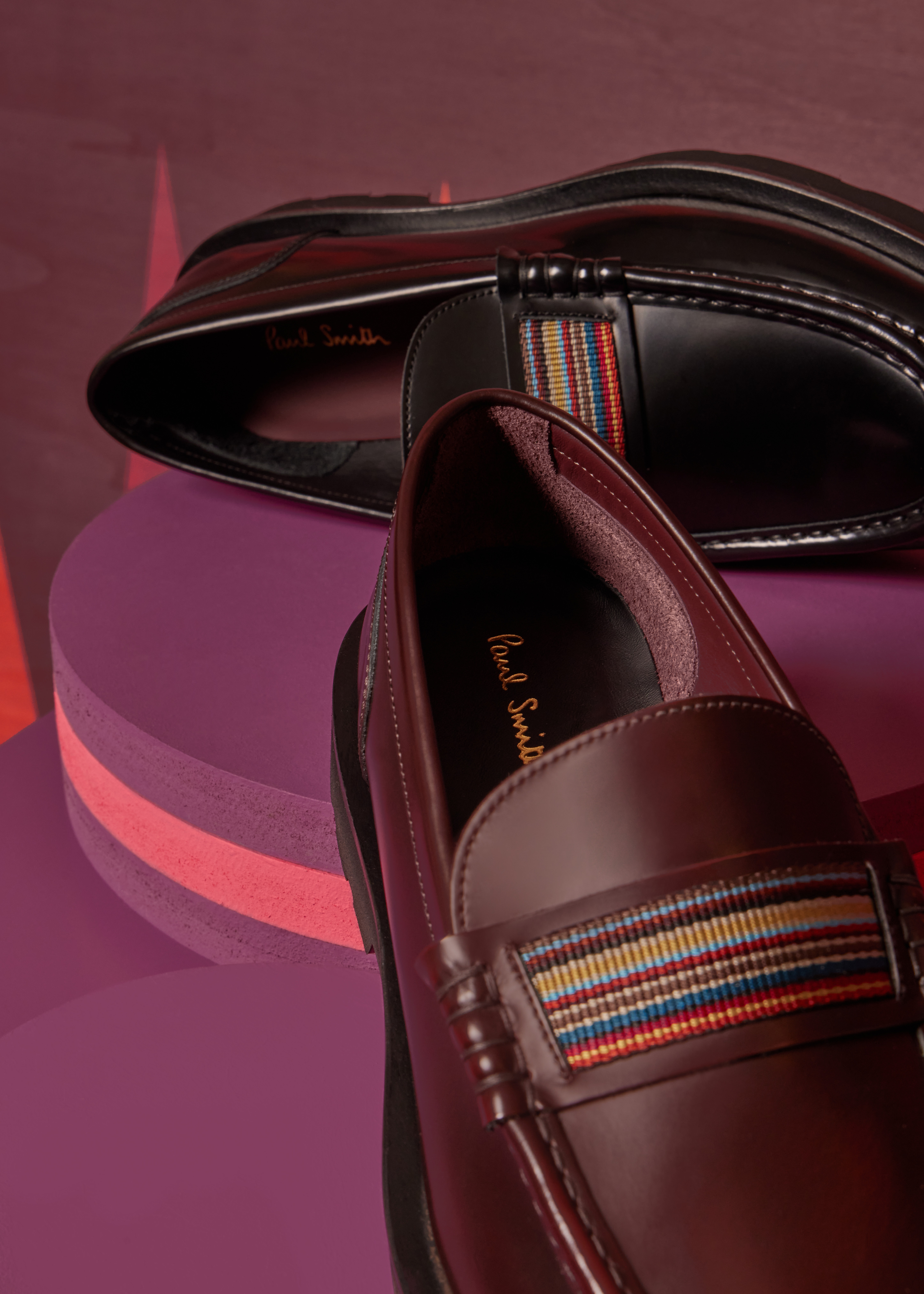 Paul smith burgundy shoes online